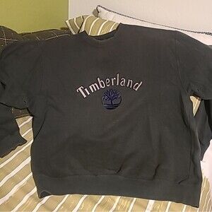 Timberland Crewneck Sweatshirt Embroided Logo Vintage Retro Men's Size XXL